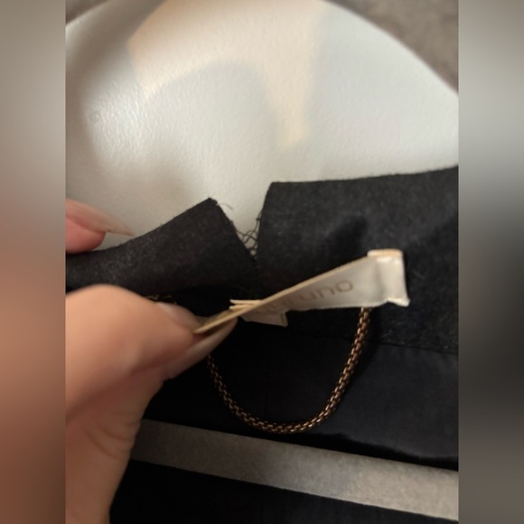 Vanessa Bruno | 100% Wool & Lambskin Mixed Media Longline Vest | Size 36 - Picture 5 of 8